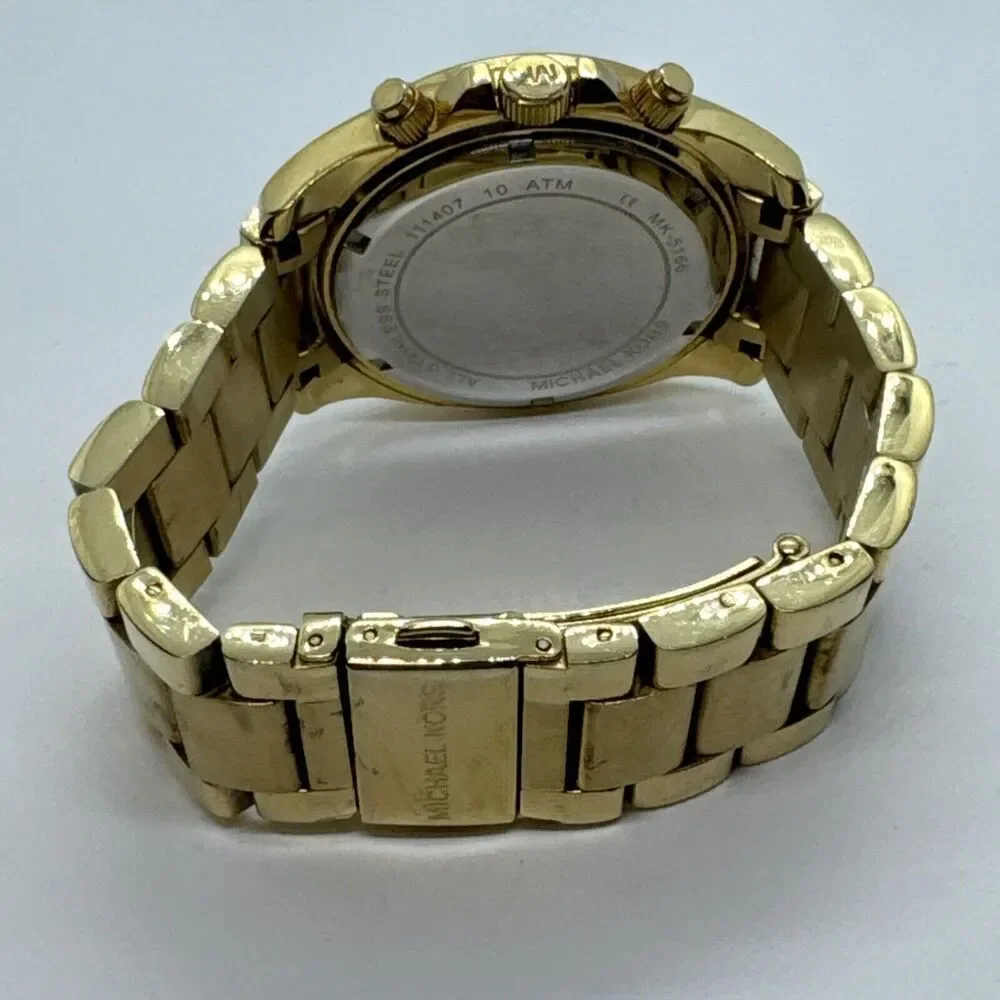 Michael Kors Blair MK5166 Women's Gold Stainless Steel Analog Dial Watch JNA590